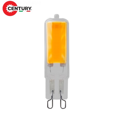 G9 4w vetro luce Calda